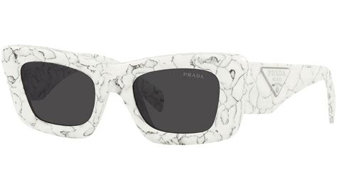 prada white marble sunglasses|Prada PR 13ZS 17D5S0 Sunglasses in Matte White Marble.